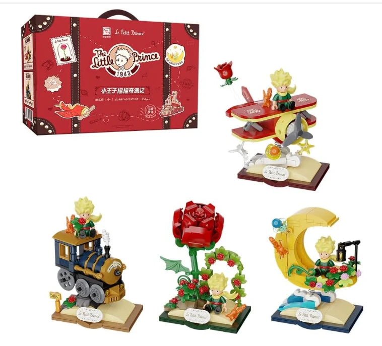 Le Petit Prince Pantasy 86325 Starry Adventure 4Pcs Travel Set 16cm