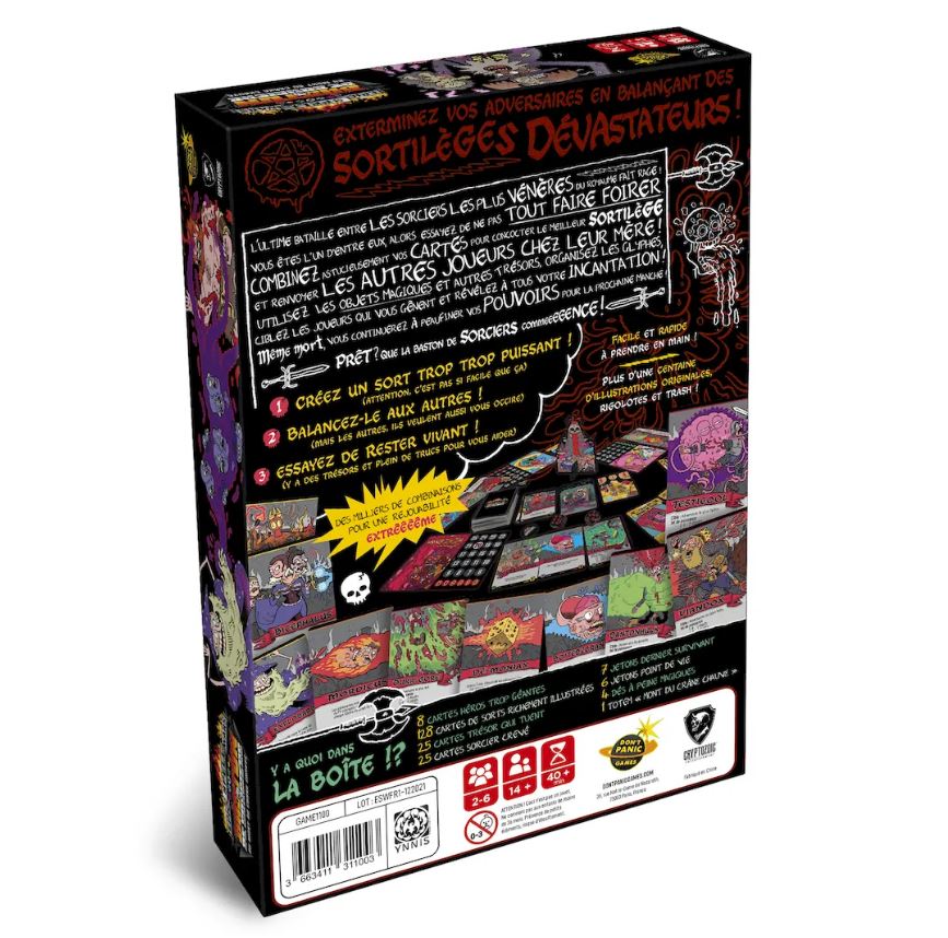 Card game - Party Game - Kombination - Family - Epic Spell Wars : Baston de sorciers au Mont du Crâne chauve