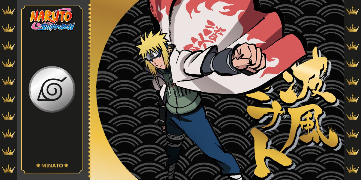 Collector Ticket - Golden Tickets Black Edition - Naruto - "3000pcs Limited" - Minato Namikaze