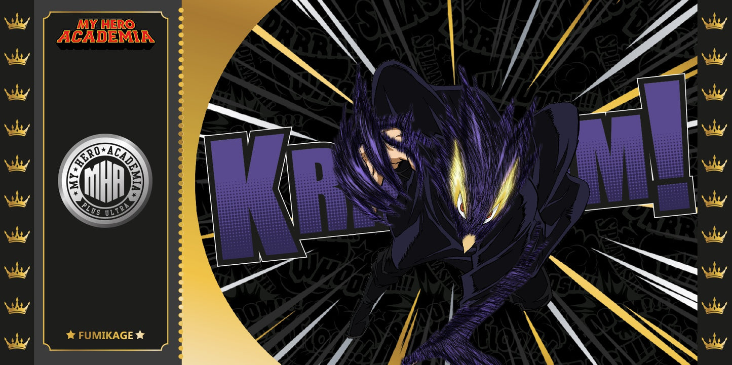 Collector Ticket - Golden Tickets Black Edition - My Hero Academia - "2000pcs Limited" - Fumikage Tokoyami