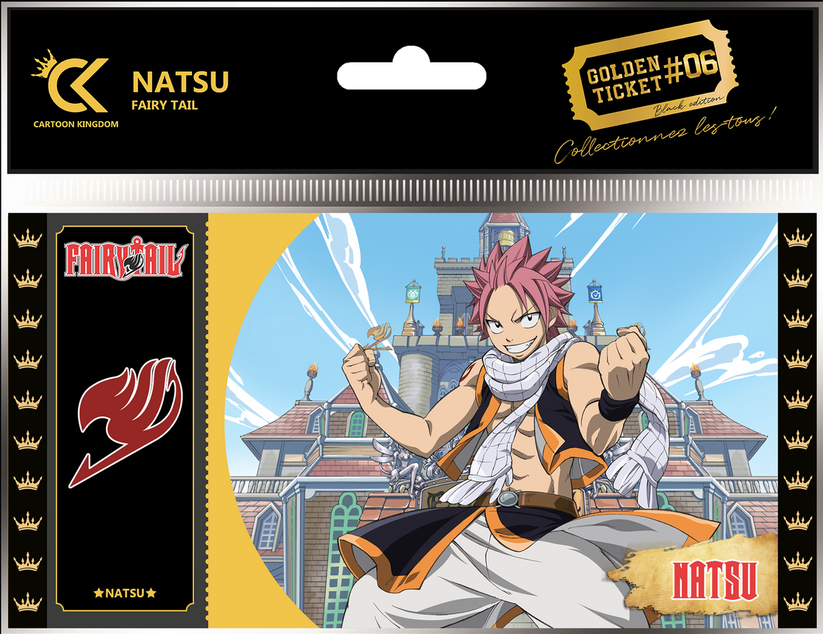 Collector Ticket - Golden Tickets Black Edition - Fairy Tail - Natsu Dragneel