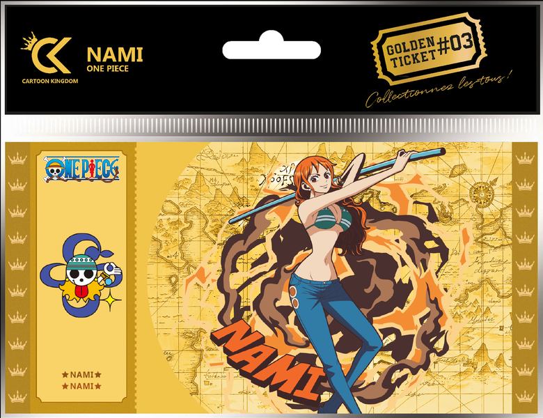 Collector Ticket - Golden Tickets Black Edition - One Piece - Nami