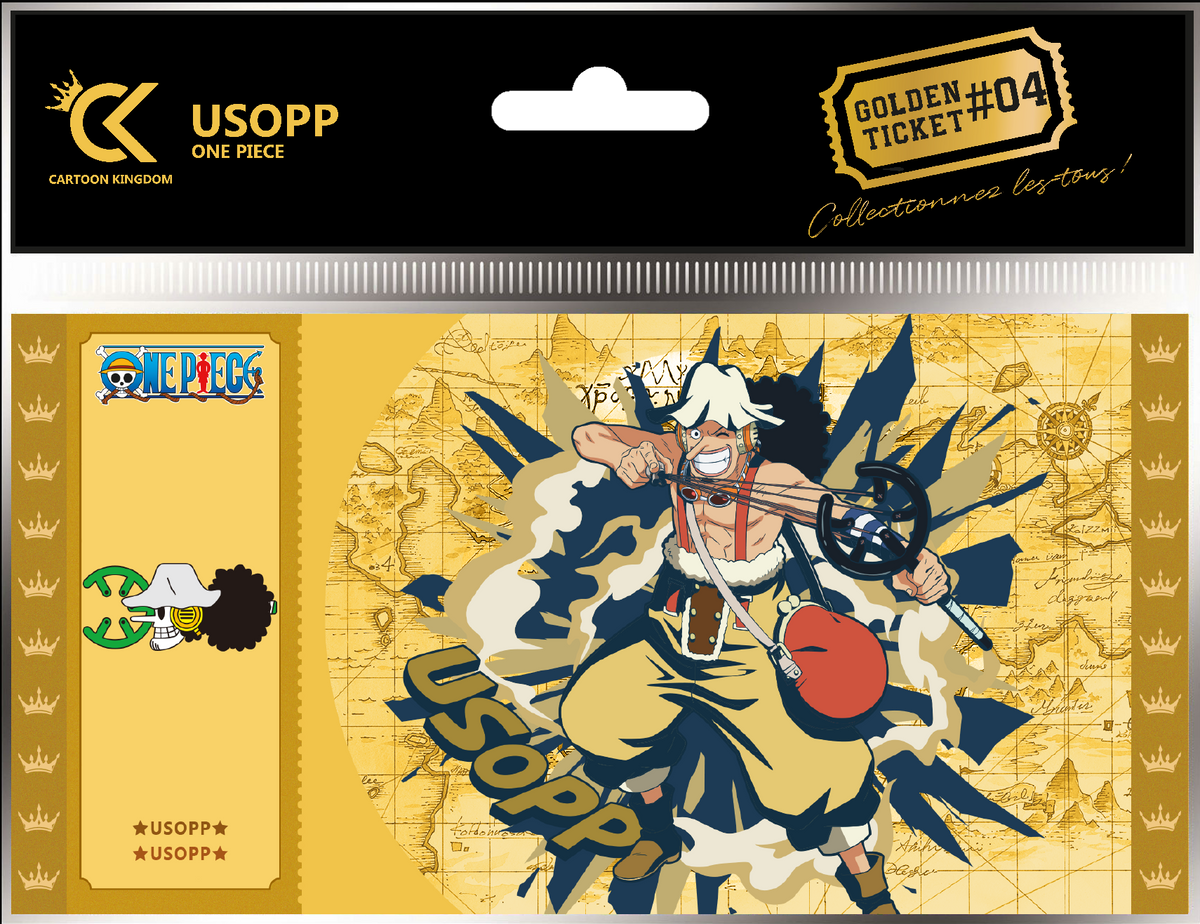 Collector Ticket - Golden Tickets Black Edition - One Piece - Usopp