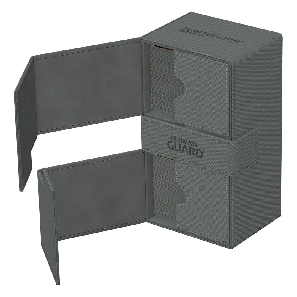Deck Box - Twin Flip´n´Tray 200+ - Grey - XenoSkin