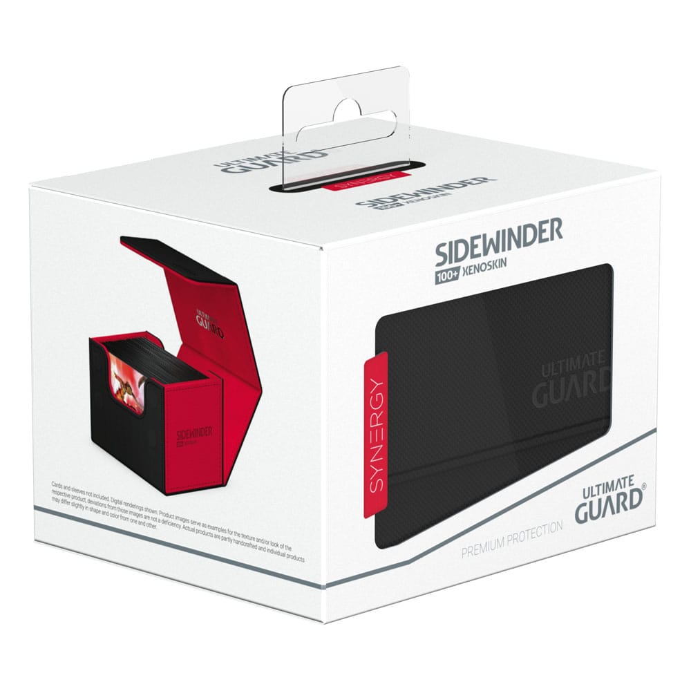 Deck Box - SideWinder 100+ - SYNERGY - Black&Red - XenoSkin - Black