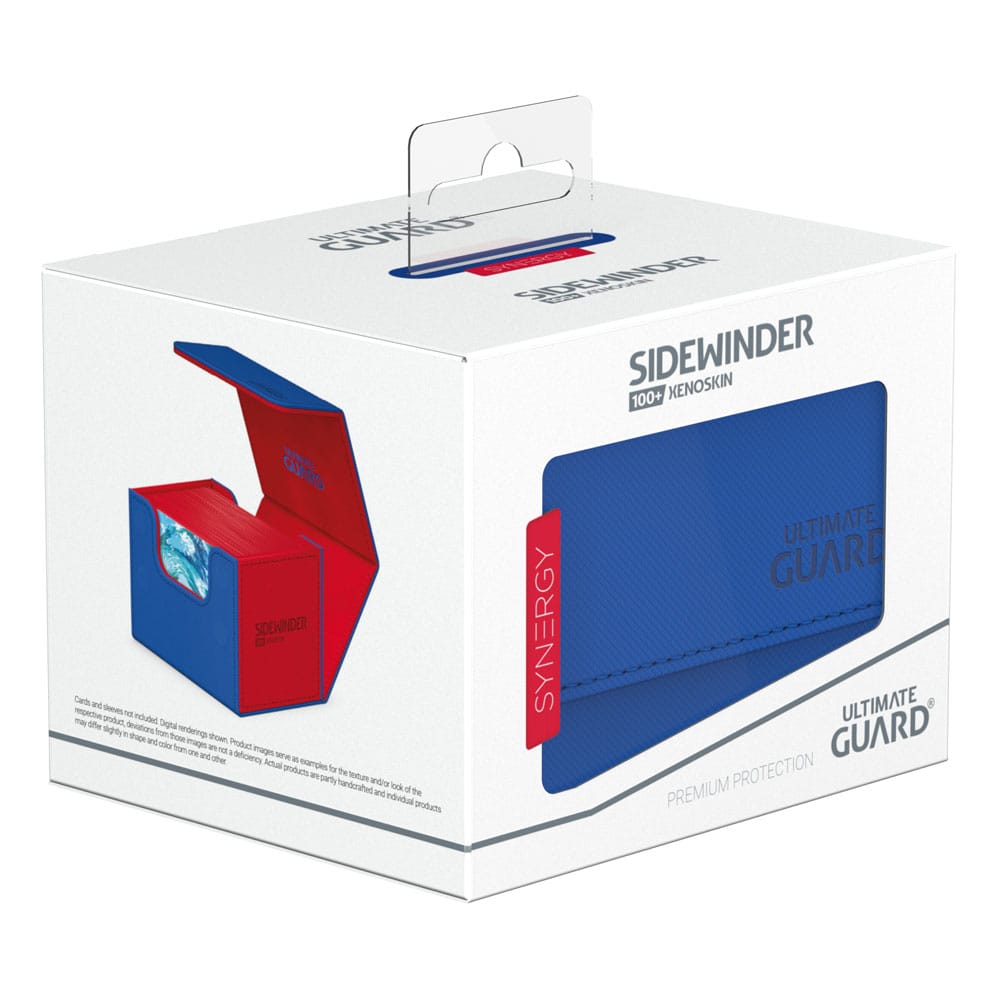 Deck Box - SideWinder 100+ - SYNERGY - Blue&White - XenoSkin - Blue