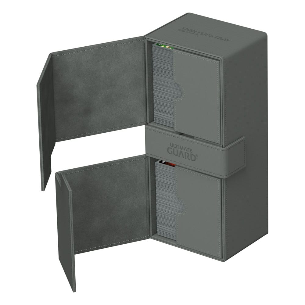 Deck Box - Twin Flip´n´Tray 266+ - Gris - XenoSkin - 25 cm