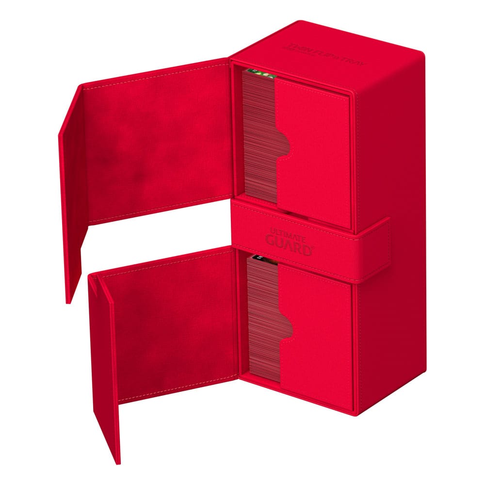 Deck Box - Twin Flip´n´Tray 266+ - Red - XenoSkin