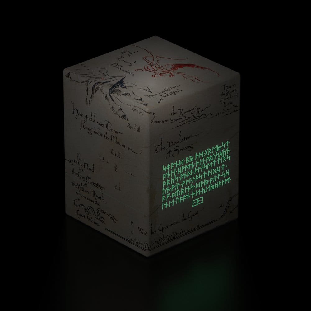 Deck Box - Return To Earth - The Hobbit - Thrór's Map - (Glow in the Dark) - Brown
