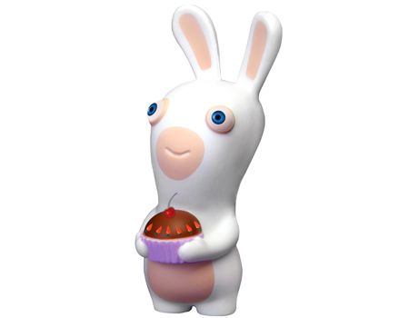 Static Figure - Raving Rabbids - Cake