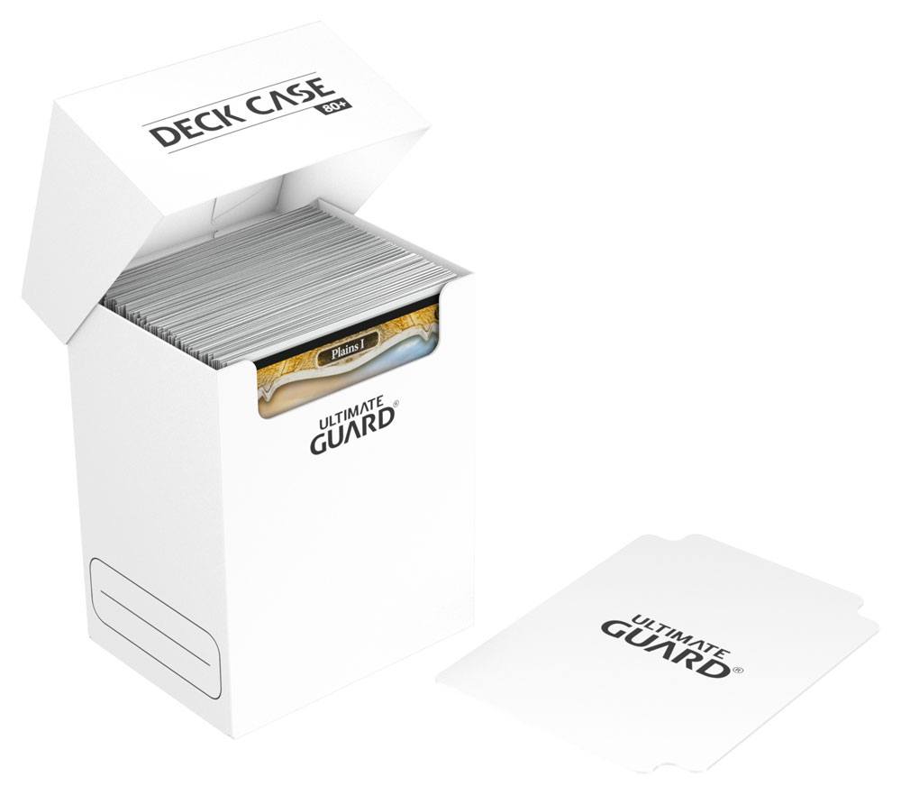 Deck Box - 80+ Standard - White - Black