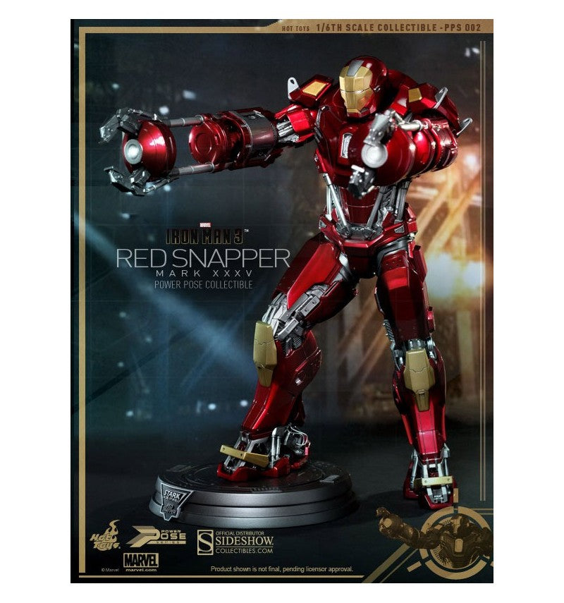 Action Figure - Iron Man - Red Snapper Mk. XXXV - Armor Power Pose Series