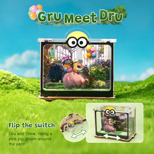 Minions Puremind Mini Scene Gru Meet Dru