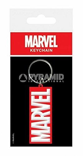 Portachiavi in gomma Marvel (logo).