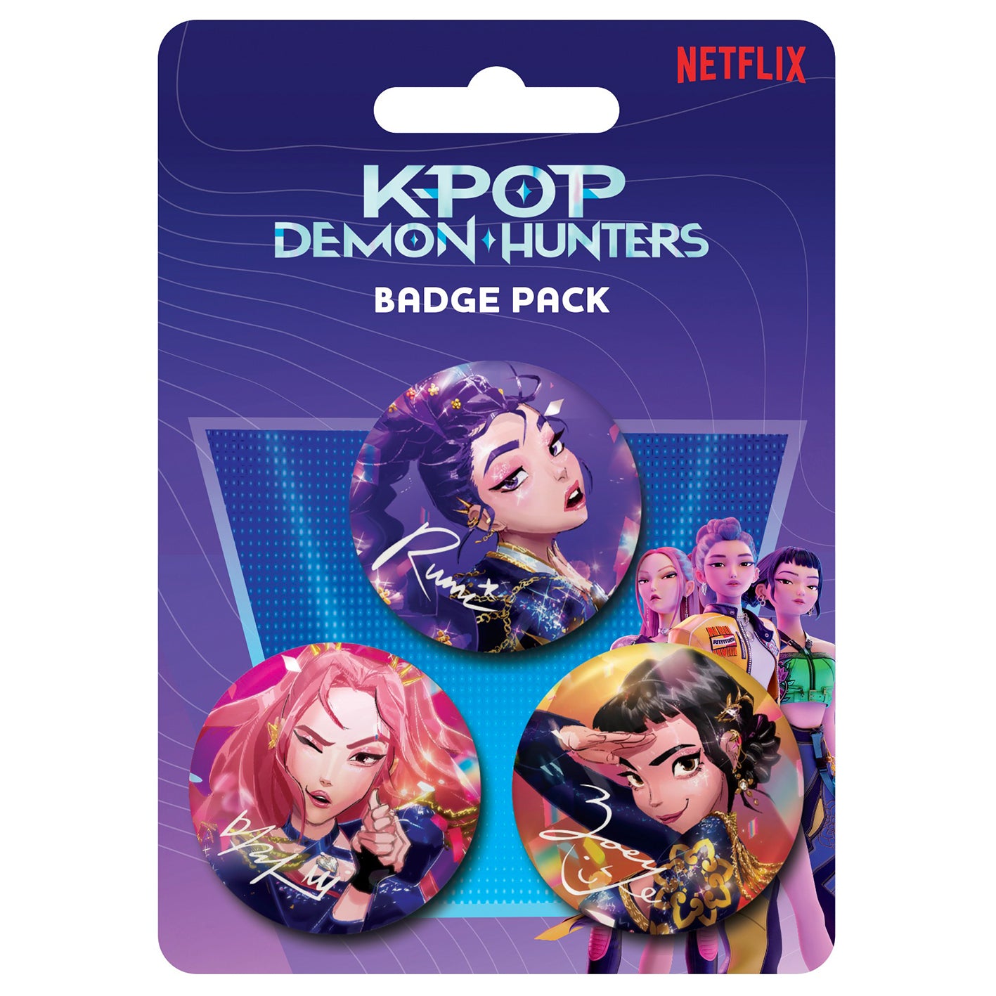Badge - KPop Demon Hunters - Rumi, Mira & Zoey