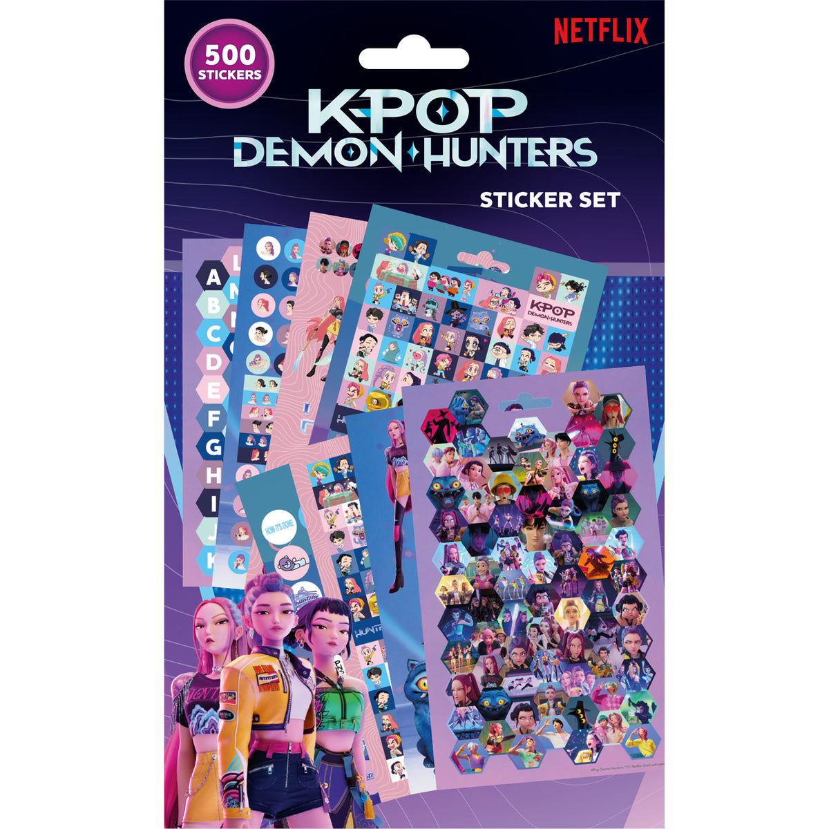 Sticker - KPop Demon Hunters - 500 Huntrix Sticker Set