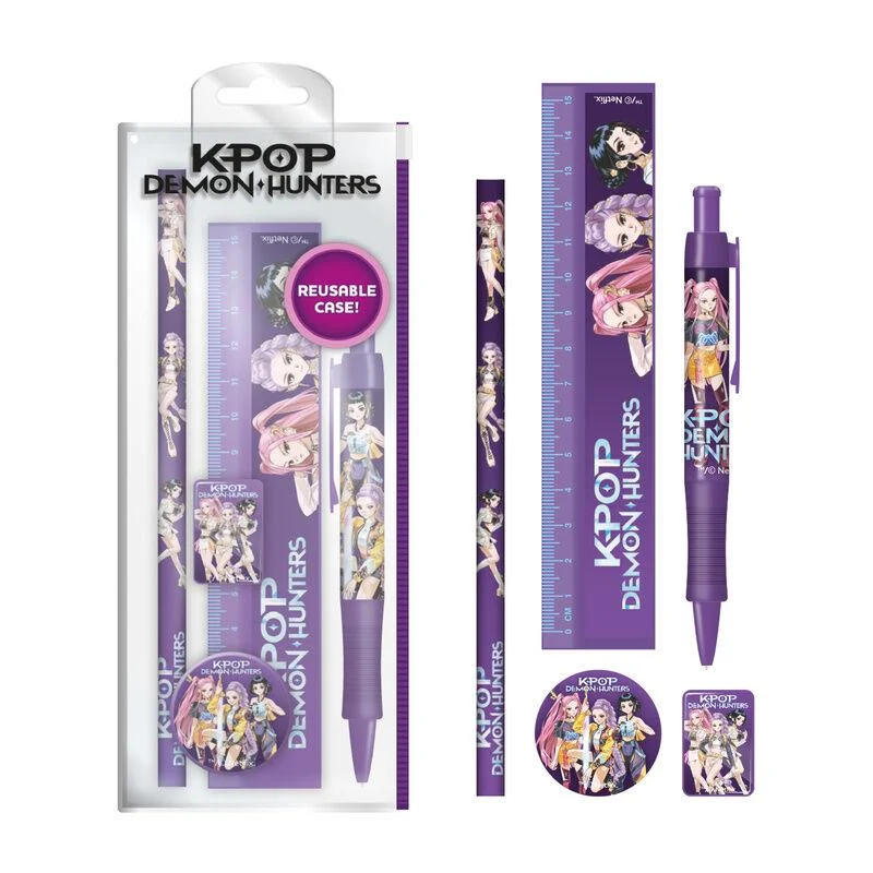Stationery set - KPop Demon Hunters - Huntrix