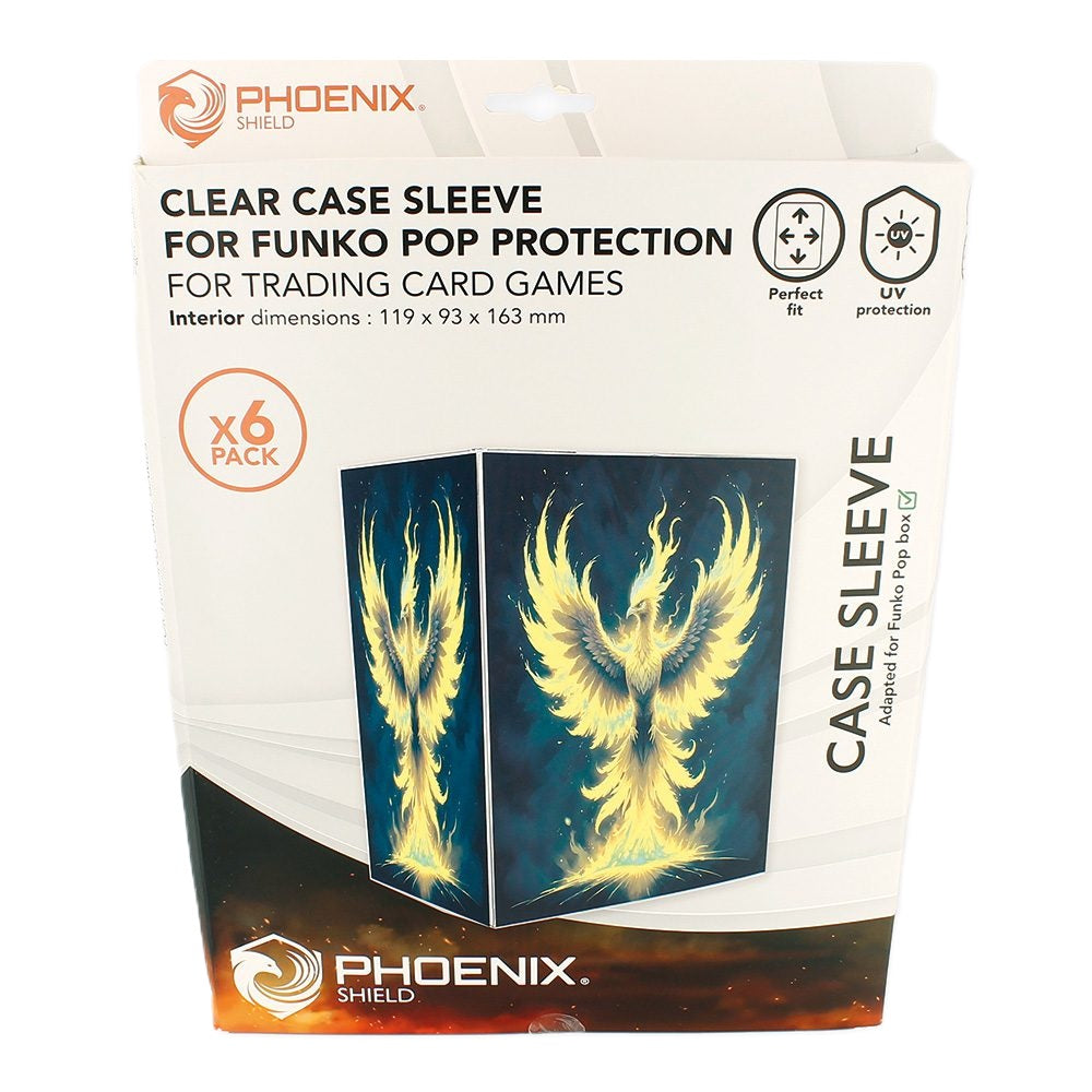 Sleeves - Clear Case (x6) - Funko Pop Protection - Clear