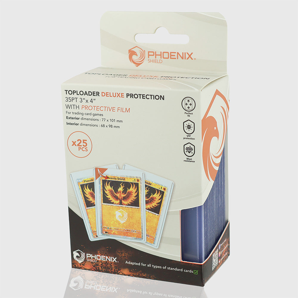 Sleeves - 25x Toploader - 35pt - Deluxe - Clear
