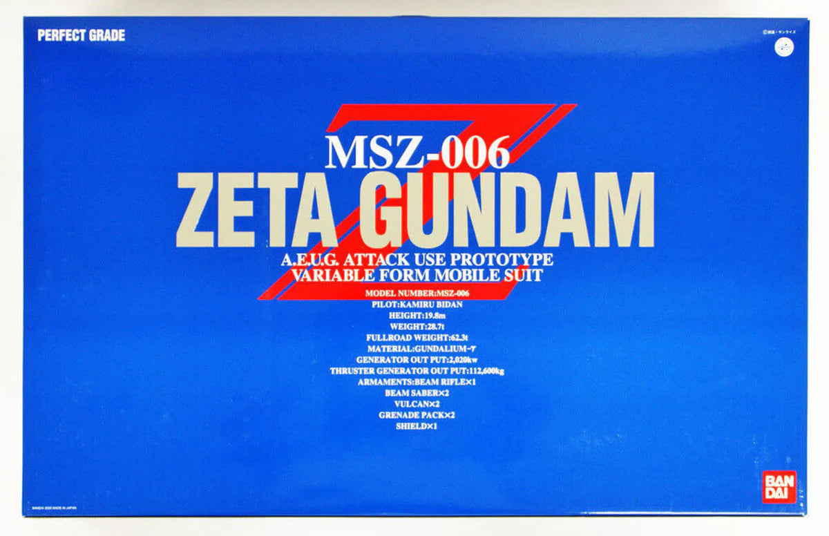 1/60 Perfect Grade Zeta Gundam