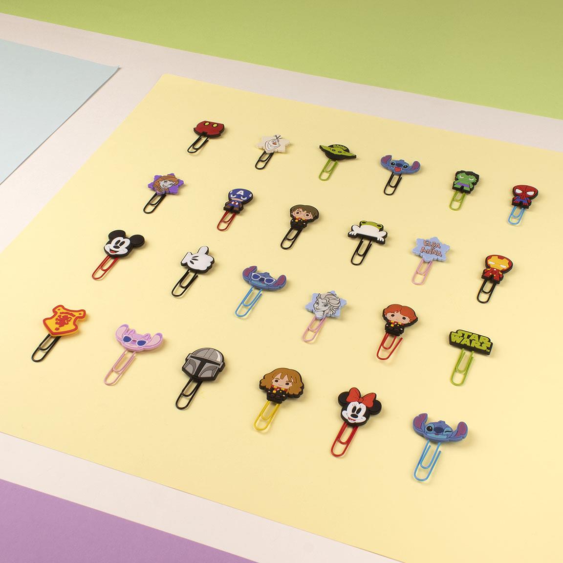 Binder - Lilo & Stitch - Set of 4 Paper Clips - Stitch & Angel