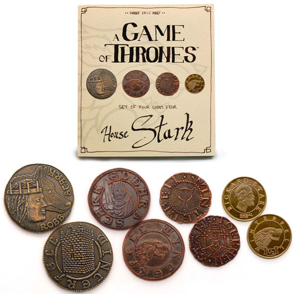 Replica - Game of Thrones - Four Coins from House Stark