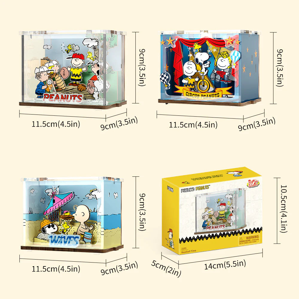 Snoopy Puremind DIY Mini Scene Snoopy Talent Show