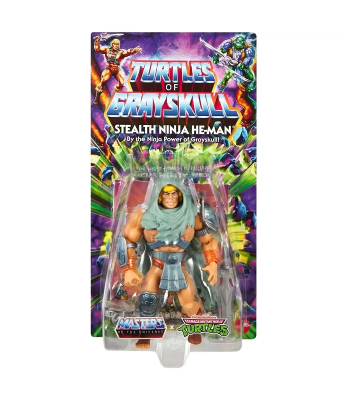 Origins Figurine - MOTU X TMNT - Turtles of Grayskull - Stealth He-Man
