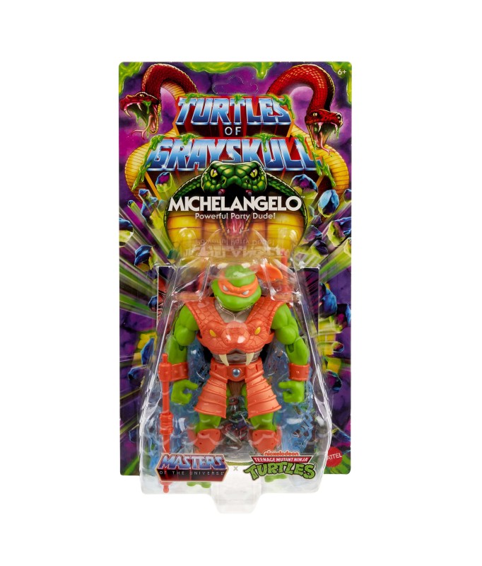 Origins Figurine - MOTU X TMNT - Turtles of Grayskull - Michelangelo