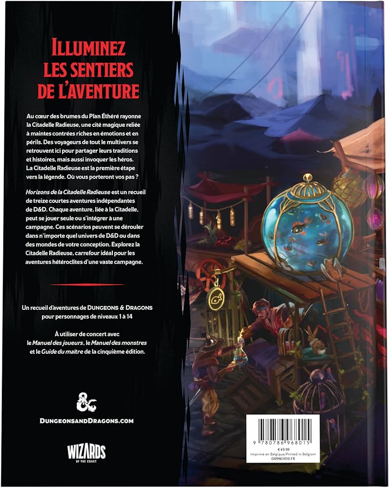 Book - role-playing game - Dungeons & Dragons - Journey through the Radiant Citadel