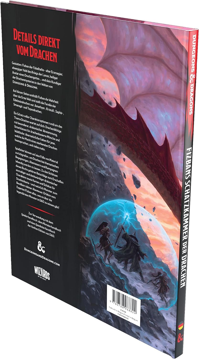 Book - role-playing game - Dungeons & Dragons - Fizban's Treasury of Dragons