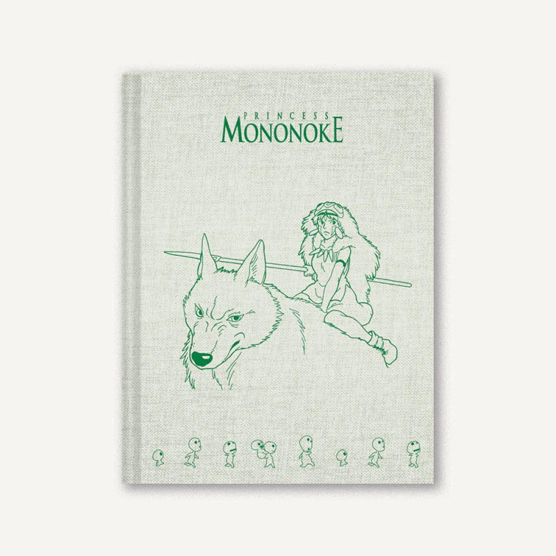 Notebook - Princess Mononoke - Moro & San - Green