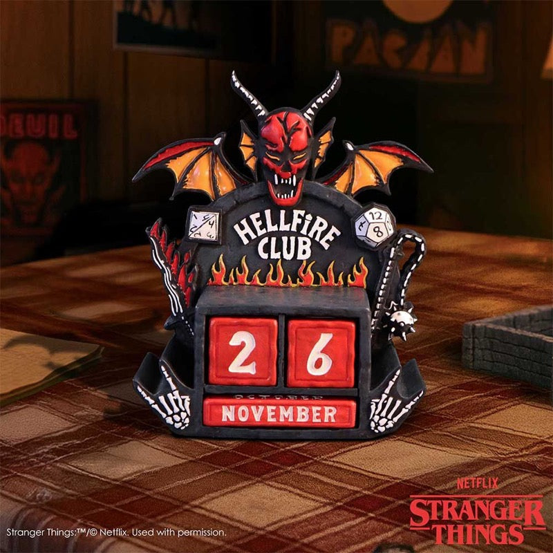 Stranger Things Perpetual Calendar Hellfire Club