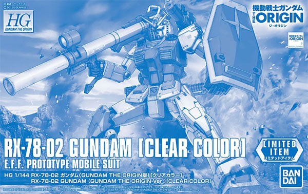 1/144 HG Rx-78-02 Origin Ver Clear Color