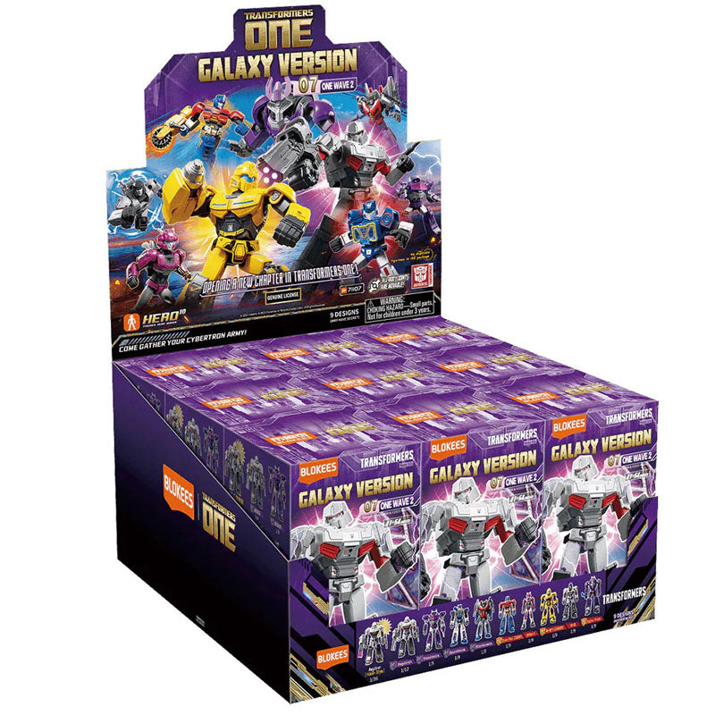 Transformers Blokees Galaxy Version 07 One Wave 2 Asst : 9pcs