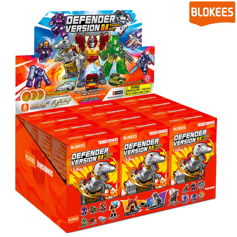 Transformers Blokees Defender Version 04 Tyrants Fury asst: 12pcs