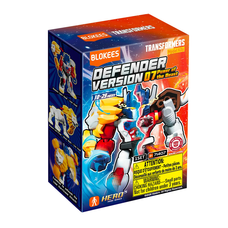 Transformers Blokees Defender 07 Power Of The Beast Asst 12pcs