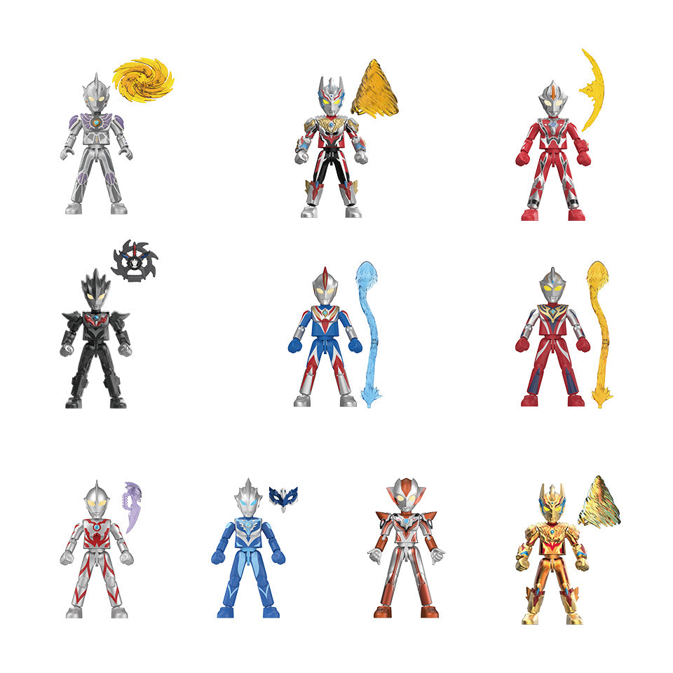 Ultraman Blokees Galaxy Version 16 -Display of 9