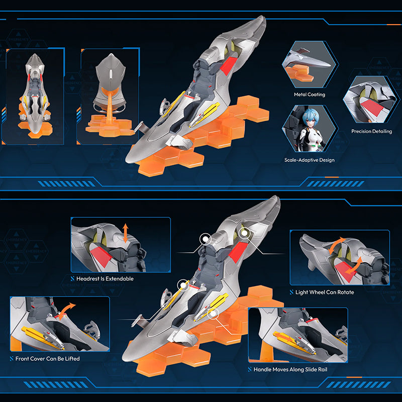 Evangelion Blokees Fantastics Series FFEX01 Rei Entry Plug Interior