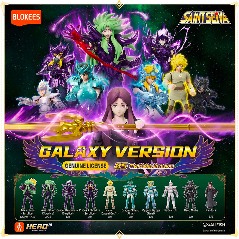 Saint Seiya Blokees Galaxy Version Vol 5 Hades Invasion Asst 9pcs