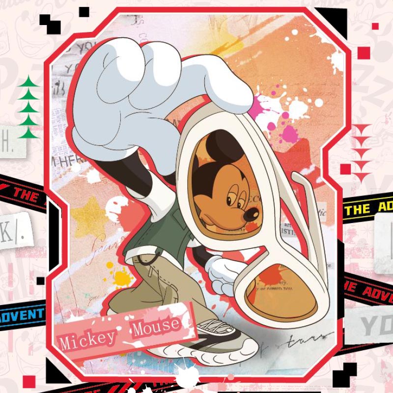 Disney Cardfun Mickey in Real Life Box of 10 Boosters with 4 Cards Each