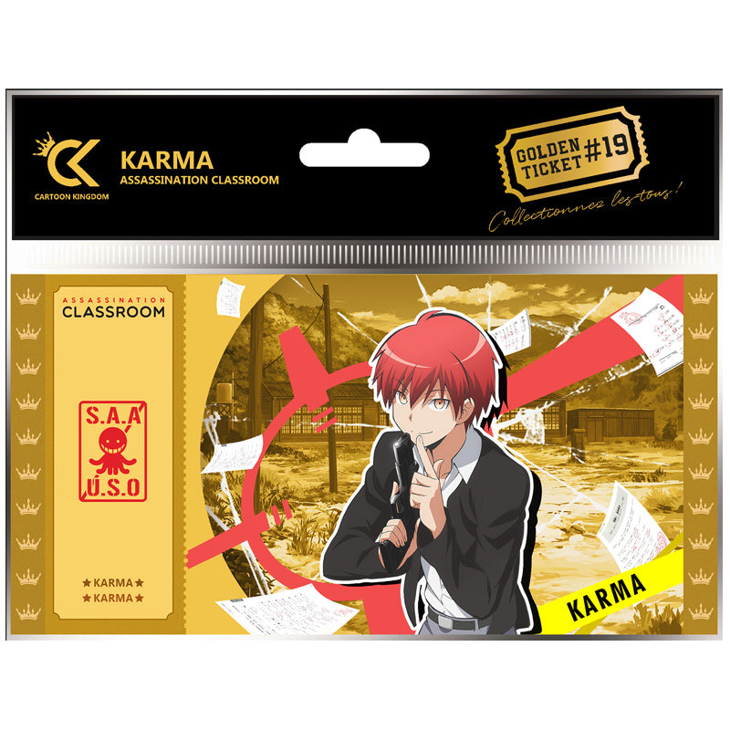 Assassination Classroom Golden Ticket V2 - Karma