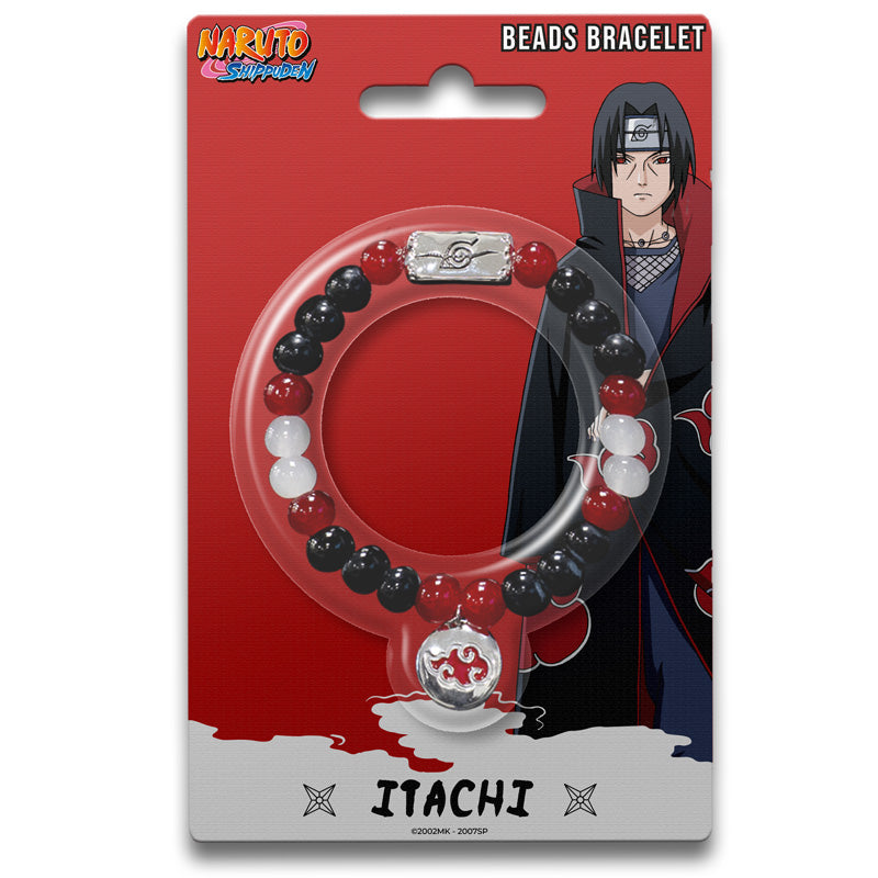 Naruto Shippuden Bracelet Perles Verre Itachi