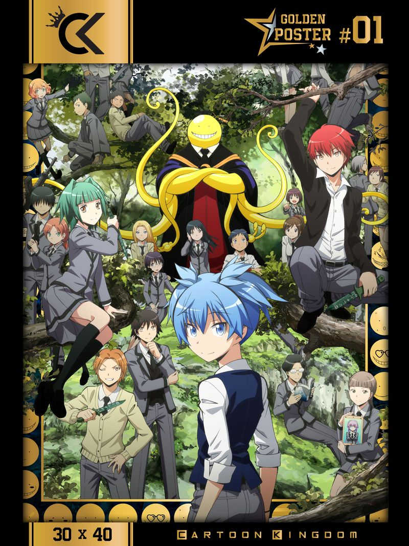 Assassination Classroom Golden Poster - Characters