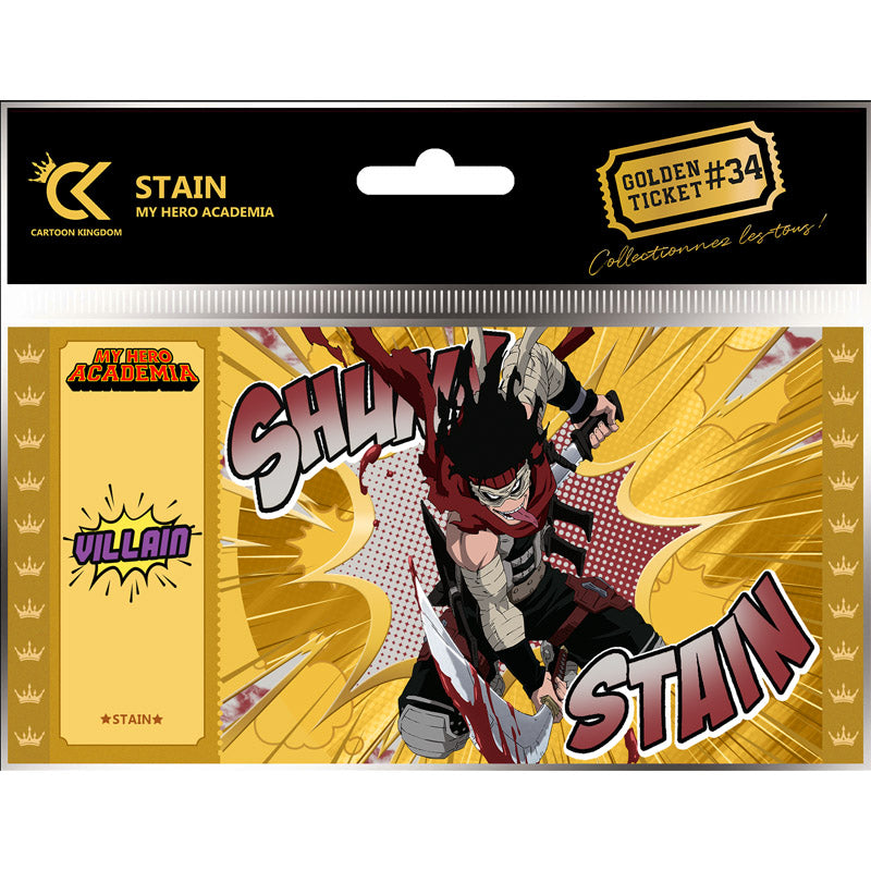My Hero Academia Golden Ticket - Stain (V2) (Pack of 5)