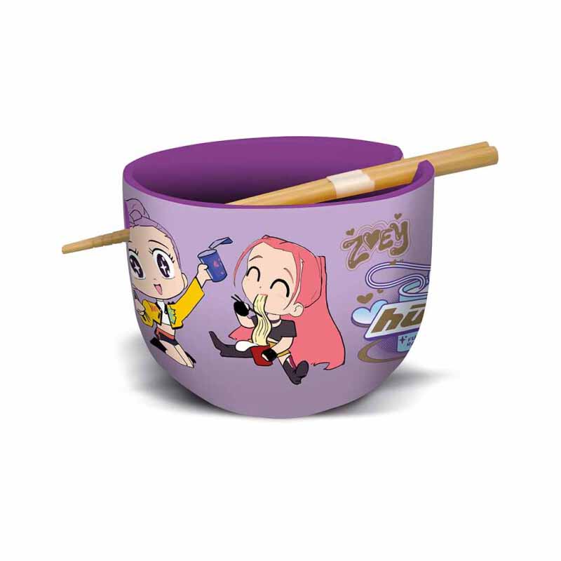 KPop Demon Hunters - Ramen Bowl with Chopsticks