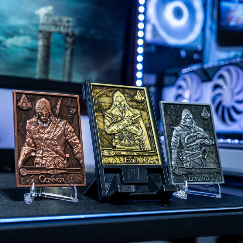 Assassin's Creed Digiplate Starter Pack - 3 Metal Cards + Stand