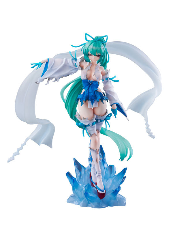 1/7 Gushing over Magical Girls: Magia Azul Thin Ice Shrine Maiden DX Ver)