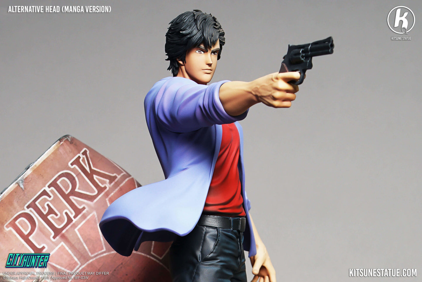 City Hunter Nicky Larson Statue 1/6 Ryo Saeba Nicky Larson 36cm