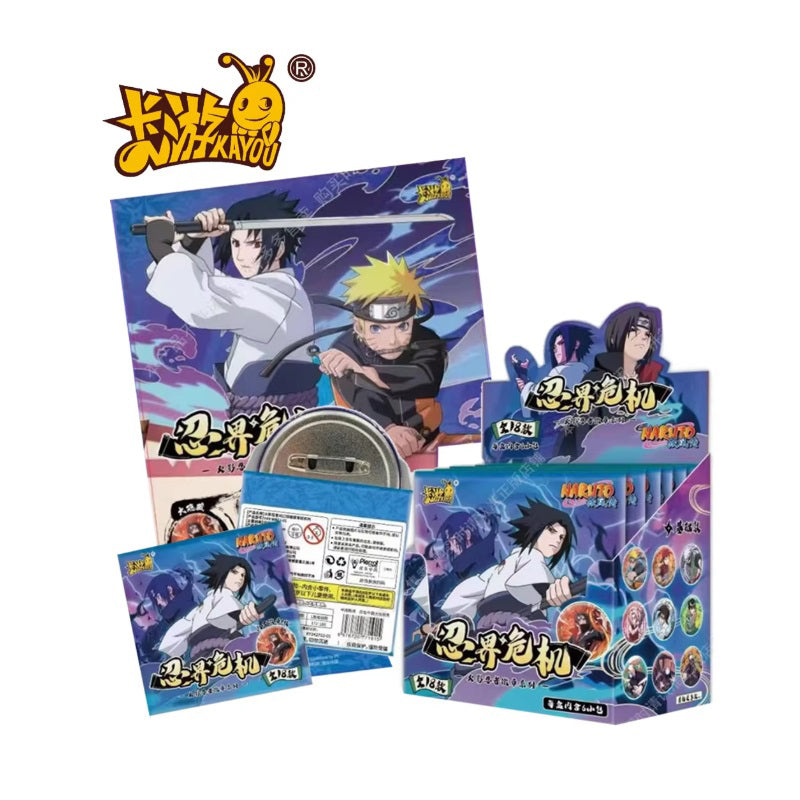 Naruto Badges Metal Display 6pcs Kayou 110